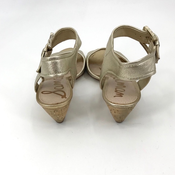 💕SALE💕 Sam Edelman Golden Shirley Wedge Sandals - Picture 4 of 8